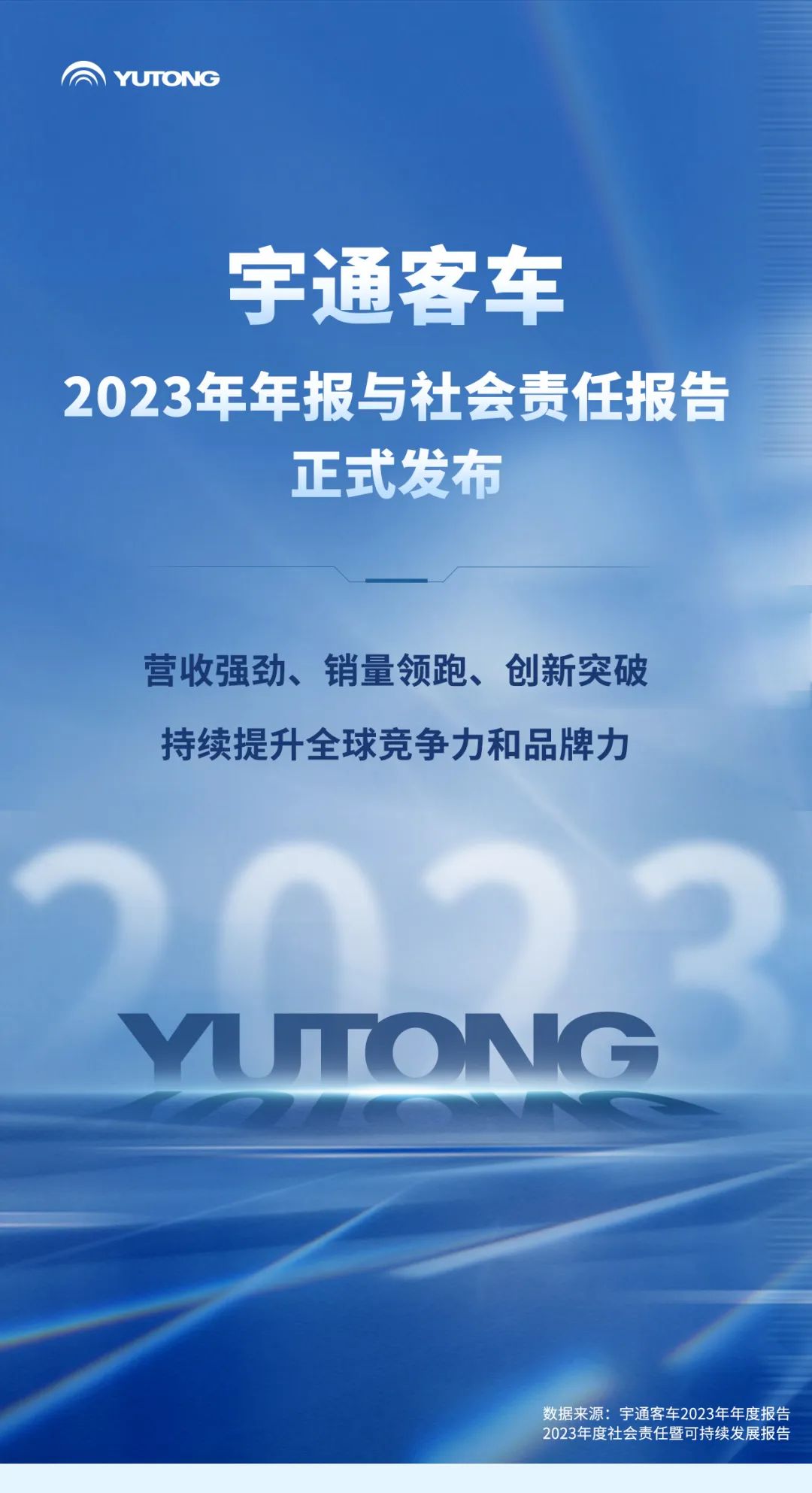 宇通客車2023年年報(bào)與社會(huì)責(zé)任報(bào)告正式發(fā)布